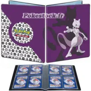 classeur de rangement pour cartes pokemon mewtwo