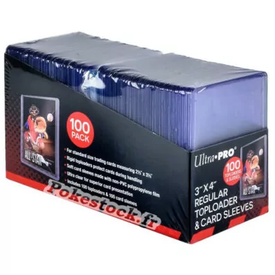 100 Toploader Ultra-pro - Regular + 100 Sleeves