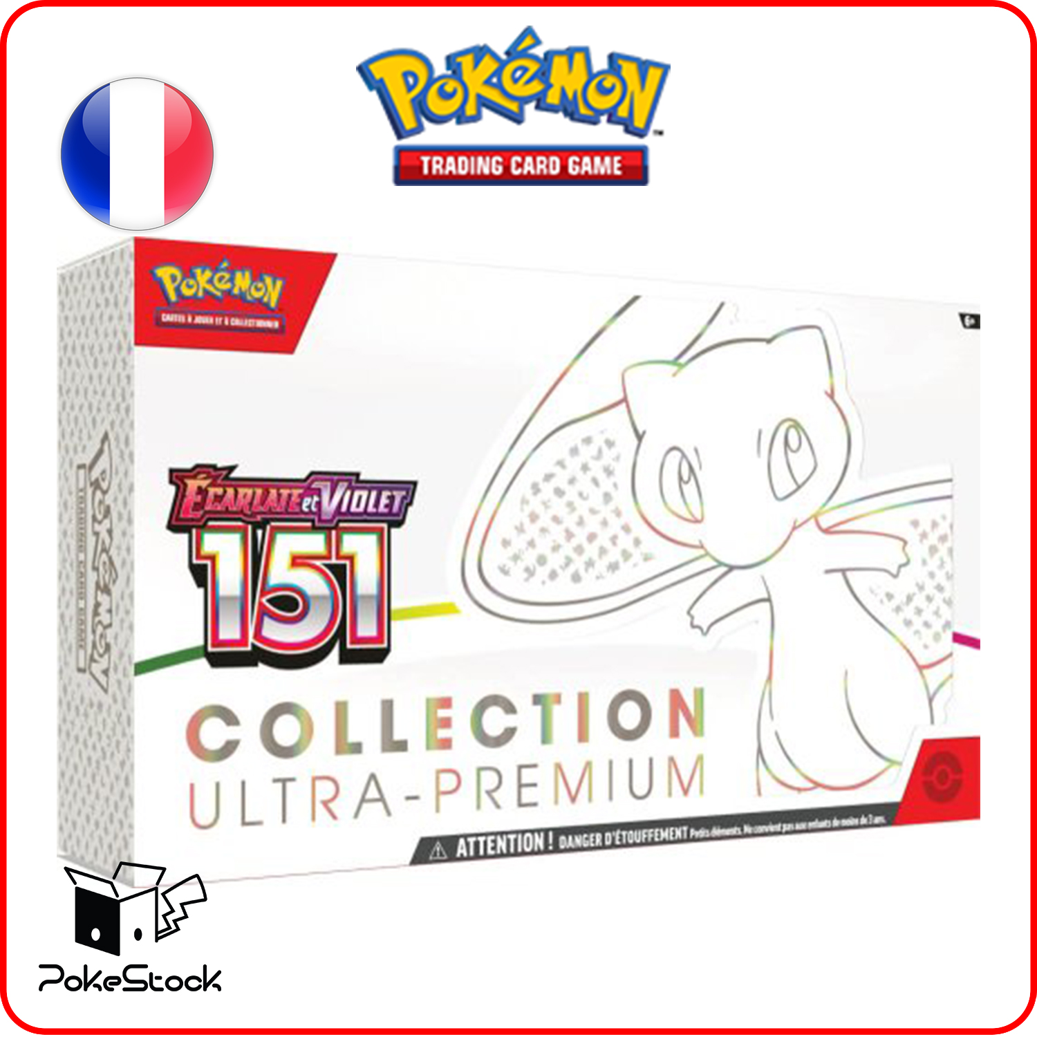 Soldes Asmodée Pokémon Coffret Ultra Premium Mew-EX Écarlate