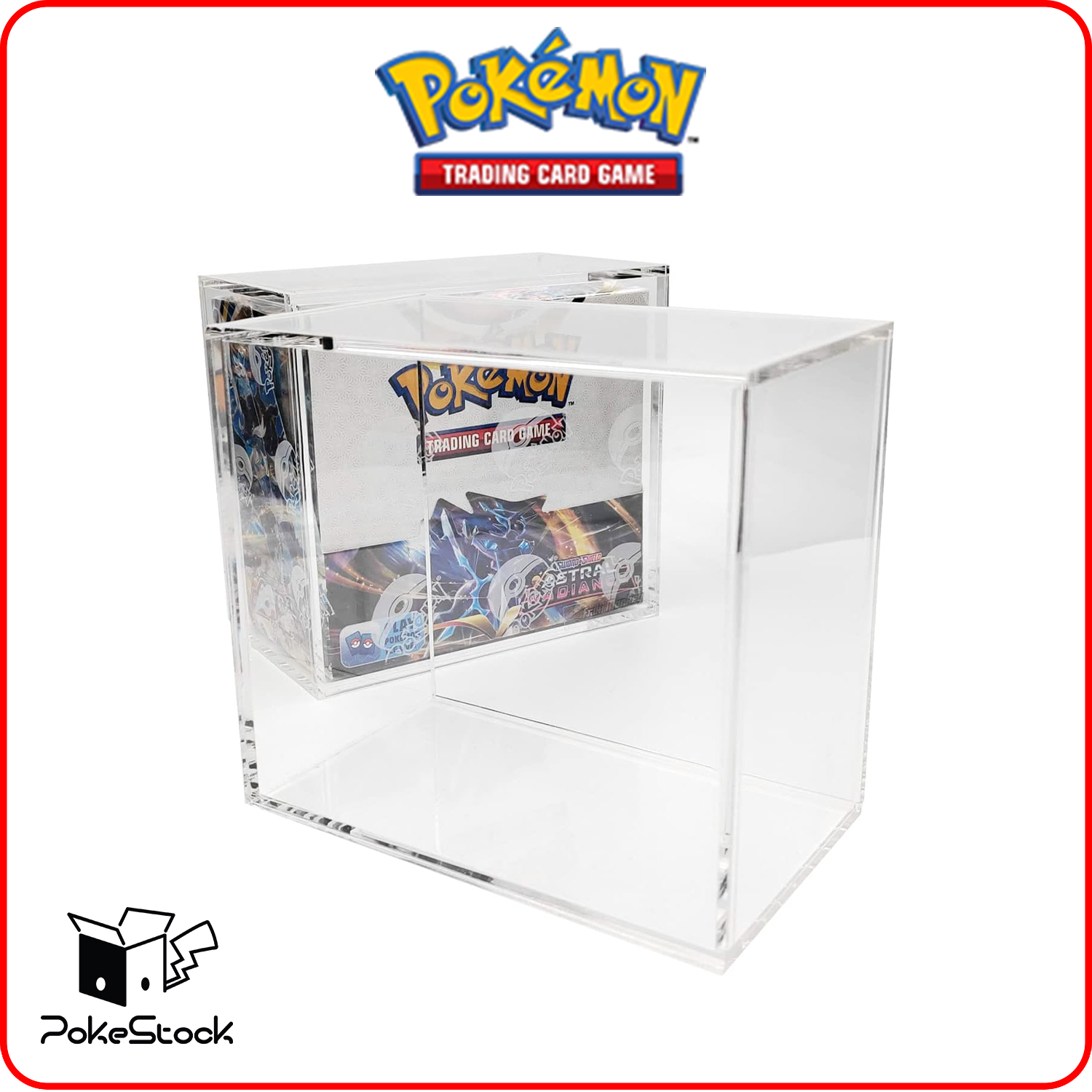 Pochette protection rigide présentoir Pokemon plexi coquille double face pour  cartes à collectionner 94 X 70 X 5MM - Protecteur de cartes Pokémon  transparent - Etui pour cartes de jeu