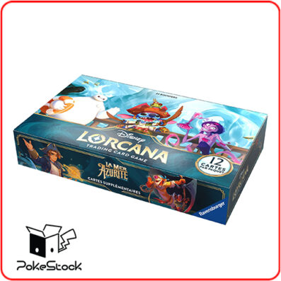 Display en français du jeu de carte lorcana chapitre 6 la mer azurite