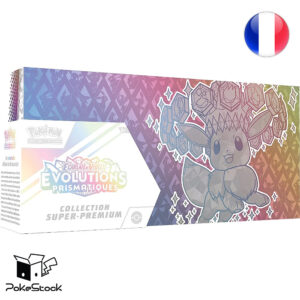 Coffret Pokémon Super Premium Collection évolutions prismatiques ev8.5